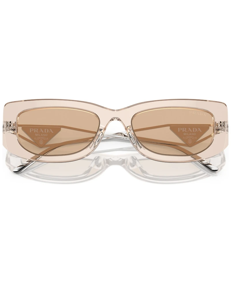 Prada Symbole Rectangular Women's Sunglasses, Pr 14YS