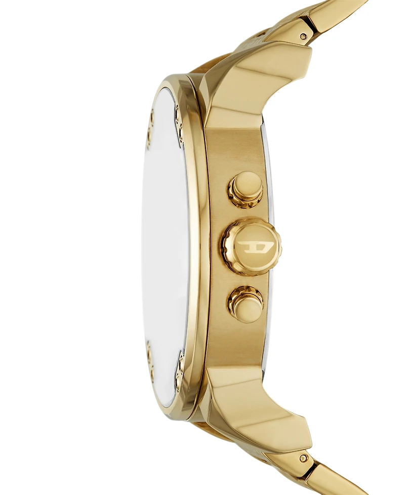 Diesel Men's Mr. Daddy 2.0 Quartz Gold-Tone Stainless Steel Watch 57mm