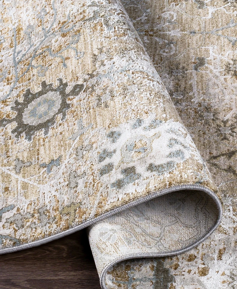 Livabliss Brunswick Bwk- 6'7" x 6'7" Round Area Rug