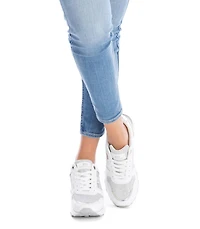 Xti Women's Casual Sneakers By White With Silver Accent