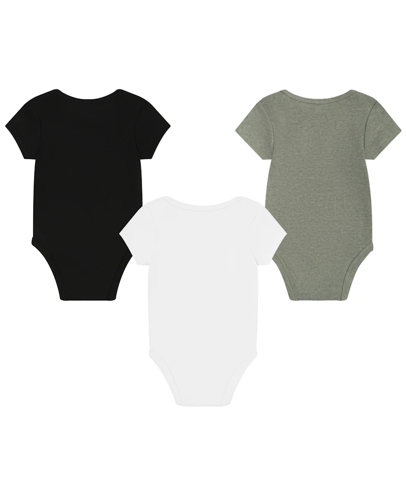 Nike Baby Boys or Girls Mini Me Essential Bodysuits, Pack of 3