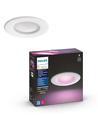 Philips Hue White and Color Ambiance Bluetooth 5/6" High Lumen Recessed Downlight