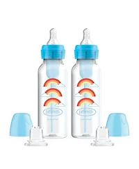 Dr. Browns Anti-Colic Options+ Narrow Sippy Bottle Starter Kit, 8oz, 2 pack