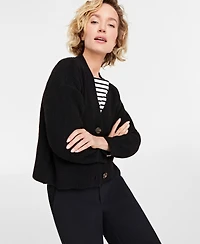 On 34th Women's Three-Button Shaker Cardigan, Created for Macy's