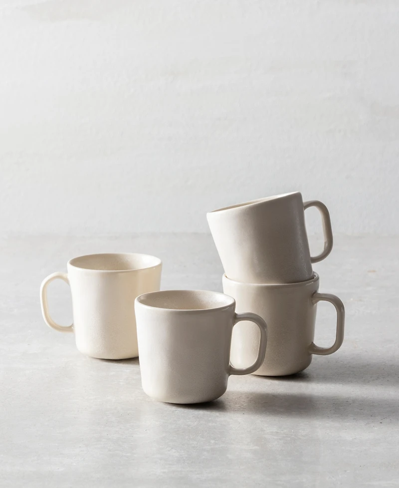 Fortessa Cloud Terre No.3 Mugs, Set of 4