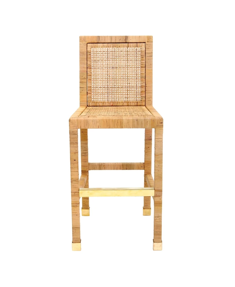 Tov Furniture Amara Rattan Bar Stool