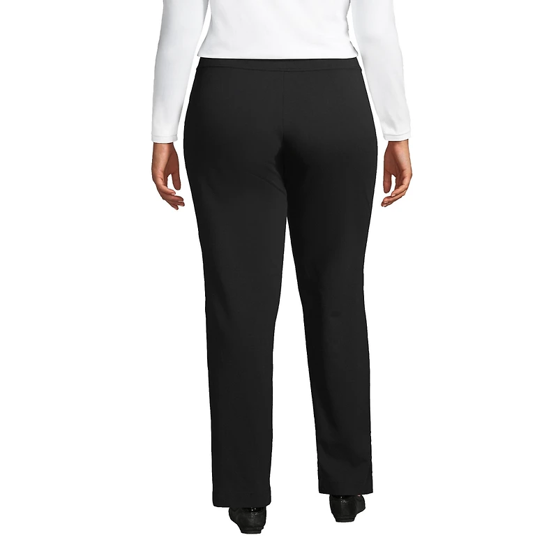 Lands' End Plus Starfish Mid Rise Straight Leg Pants