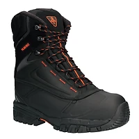 RefrigiWear Men's Polar Force Max Waterproof Insulated 8-Inch Leather Work Boots