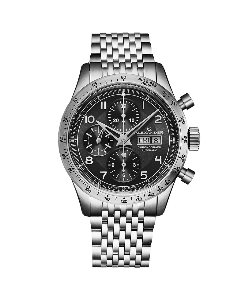 Alexander Men's Megalos Silver-tone Stainless Steel , Dial