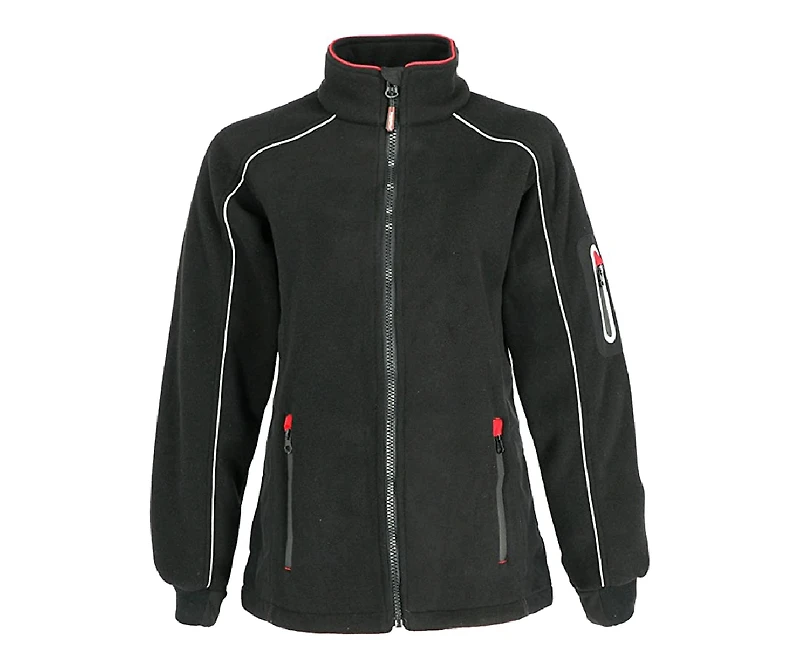 RefrigiWear Women's Hybrid Fleece Jacket - Lightweight Insulated Outerwear for Cold Weather