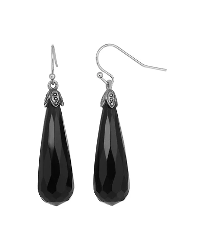 2028 Acrylic Elongated Teardrop Earrings