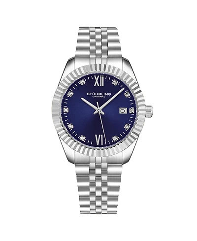 Stuhrling Women's Symphony Silver-tone Stainless Steel , Dial