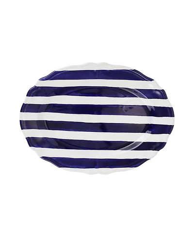 Vietri Amalfitana Stripe Oval Platter