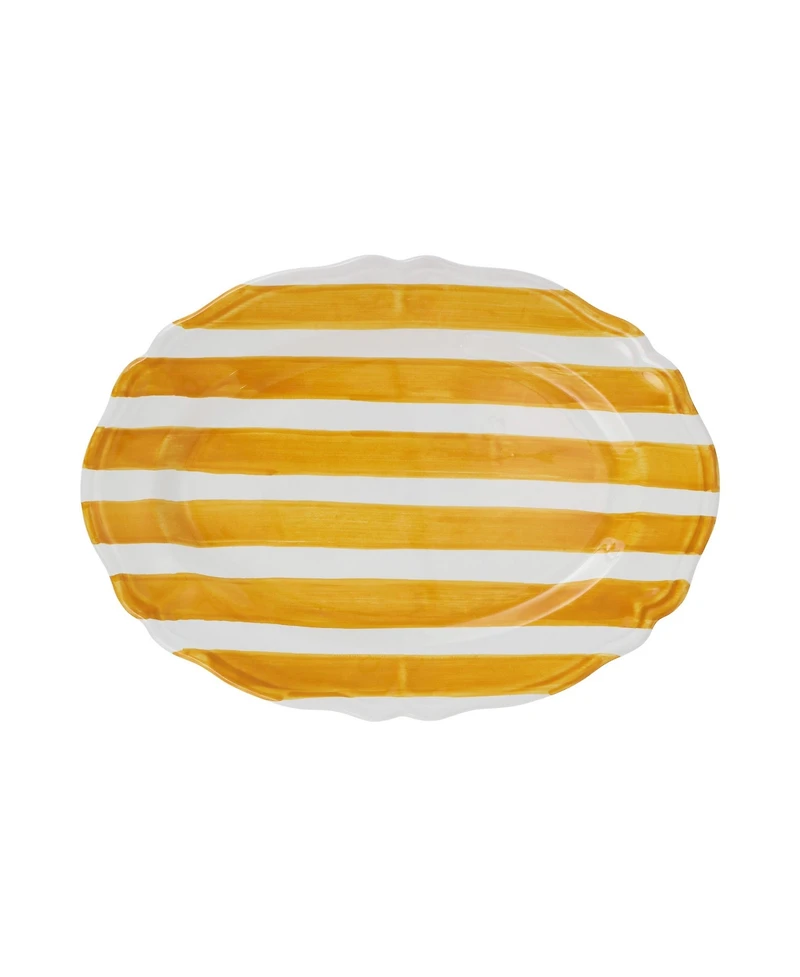 Vietri Amalfitana Stripe Oval Platter