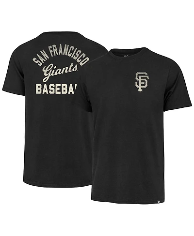 Men's '47 Brand Black San Francisco Giants Turn Back Franklin T-shirt