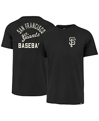 Men's '47 Brand Black San Francisco Giants Turn Back Franklin T-shirt