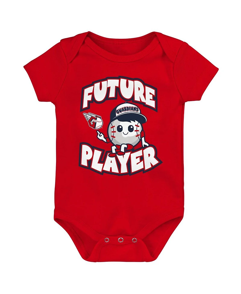 Newborn and Infant Boys Girls Red, Navy