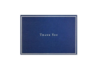 Navy Blue Thank You Notes (Stationery, Note Cards, Boxed Cards) by Peter Pauper Press