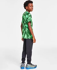 Under Armour Big Boys Tech Big Logo Printed T Shirt Armour Fleece Jogger Pants