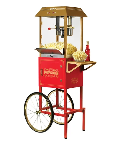 Nostalgia Vintage-Like 10 ounce 59" Commercial Popcorn Cart