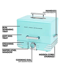 Nostalgia 11.25" Hot Dog Steamer