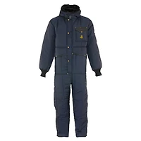 RefrigiWear Men's Iron-Tuff Insulated Coveralls with Hood - Heavy-Duty Cold Weather Gear for Extreme Conditions
