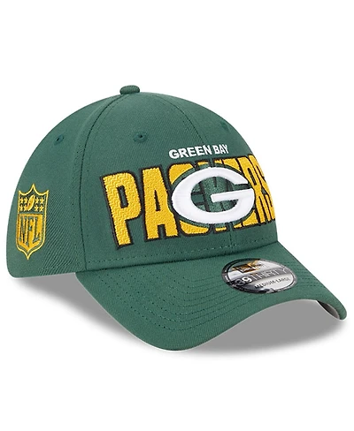 Men's New Era Green Green Bay Packers 2023 Nfl Draft 39THIRTY Flex Hat