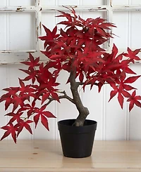 Nearly Natural Autumn Maple Bonsai, 20"