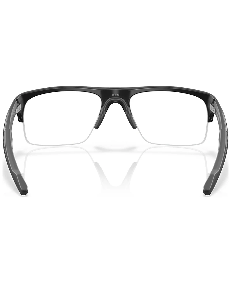 Oakley Men's Rectangle Eyeglasses, OX8061 58