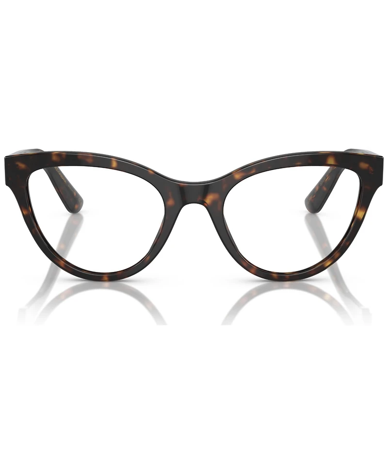 Dolce&Gabbana Women's Butterfly Eyeglasses, DG3372 52