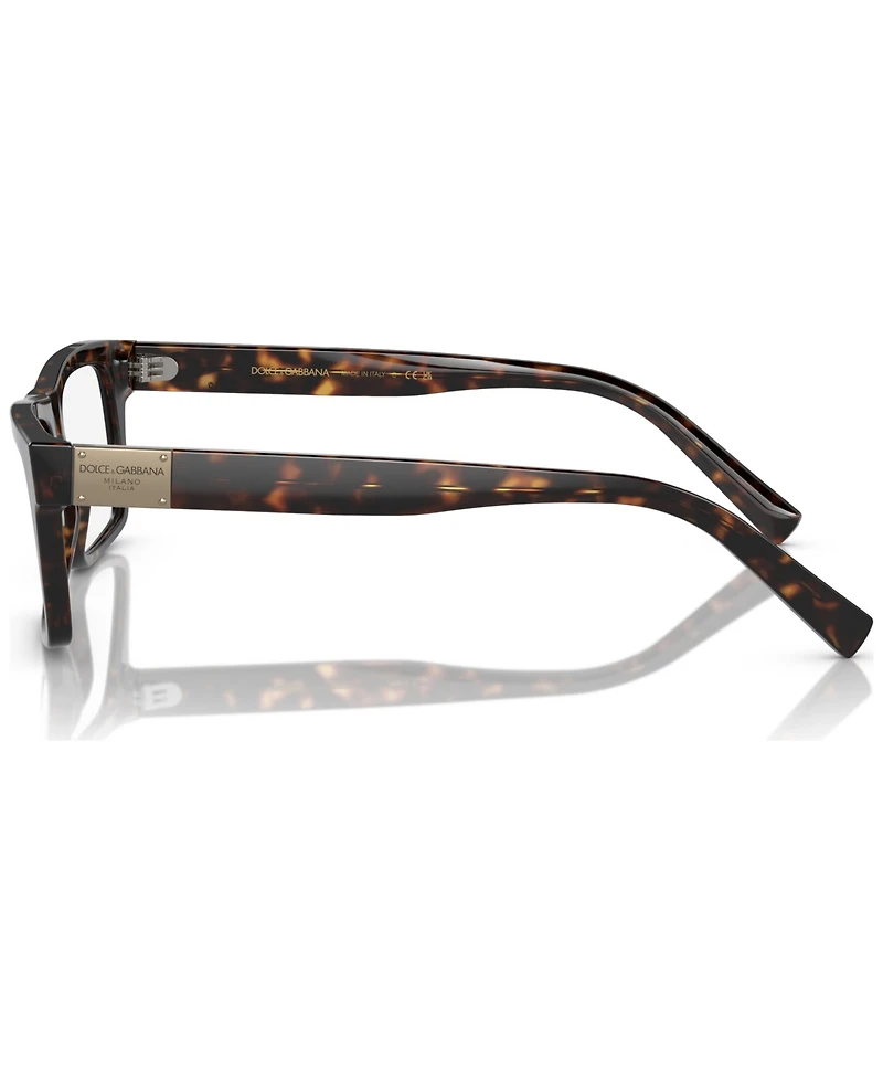 Dolce&Gabbana Men's Rectangle Eyeglasses