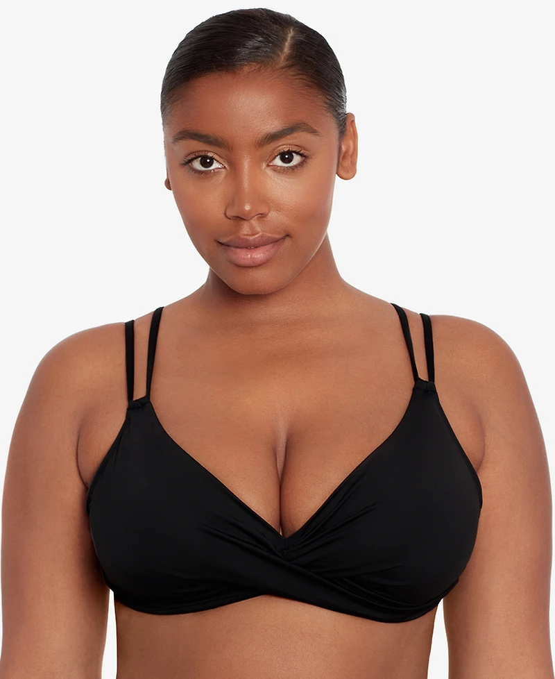 Lauren Ralph Lauren Twist-Front Bikini Top