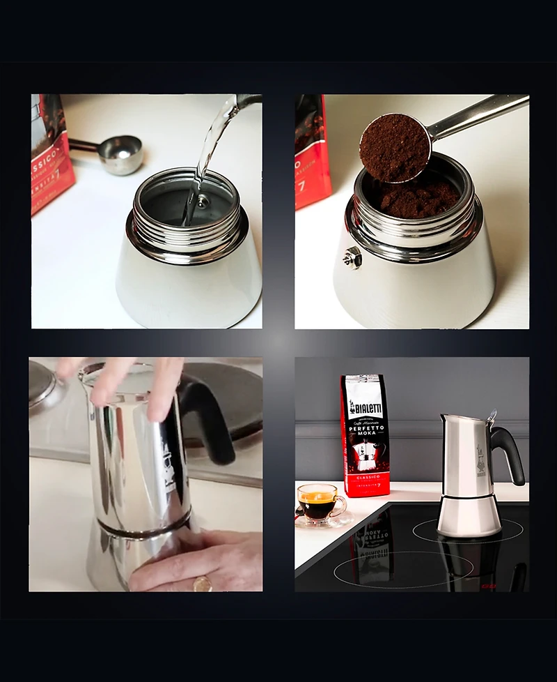 Venus 4 Cup Stainless Steel Coffeemaker - 5.7 oz