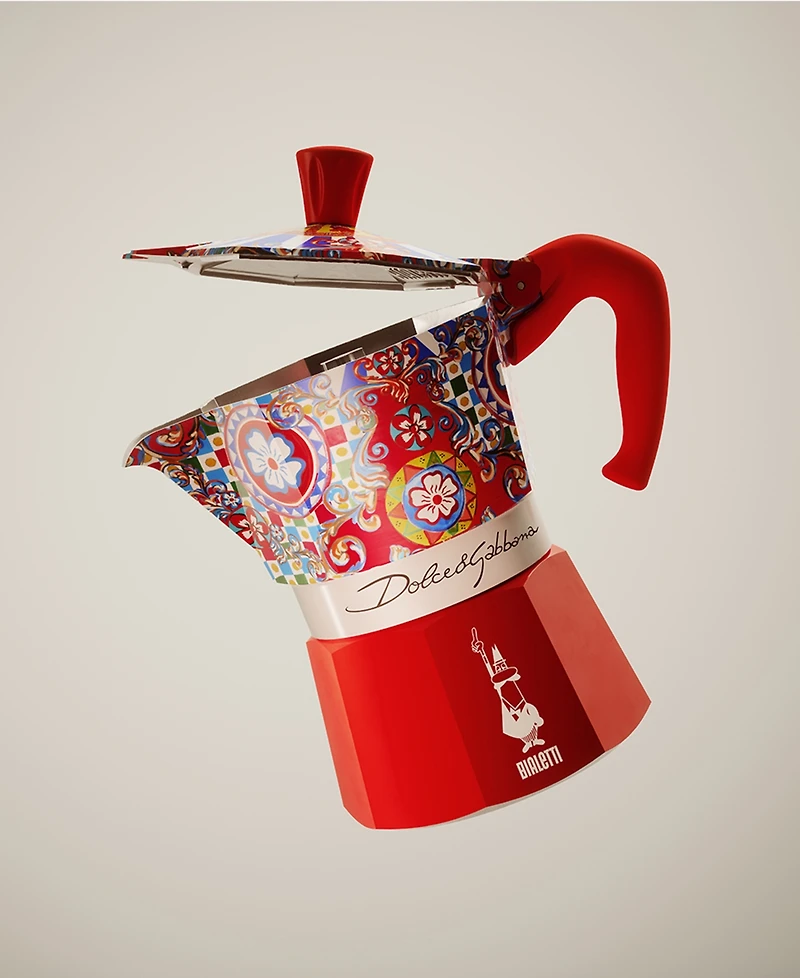 Dolce&Gabbana Moka Machine 6-Cup Coffee Maker