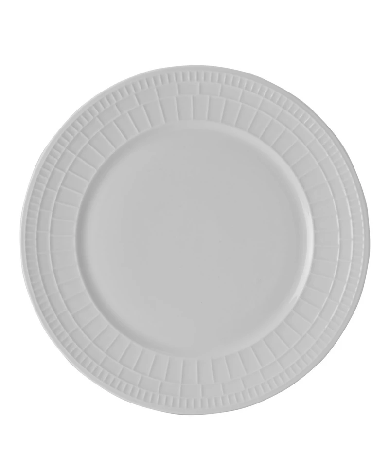 Mikasa Lux Bone China 12 Piece Dinnerware Set, Service for 4