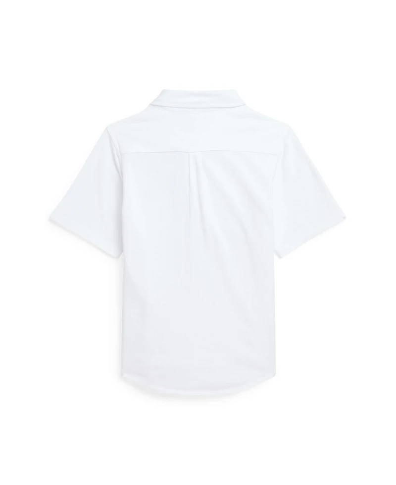 Polo Ralph Lauren Toddler & Little Boys Knit Oxford Short-Sleeve Shirt