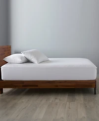 Ella Jayne Overstuffed Plush Allergy Resistant Gel Filled Side/Back Sleeper Pillow & Mattress Protector Set