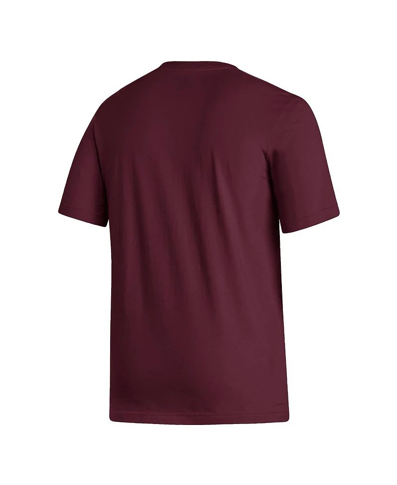 Men's adidas Maroon Arizona State Sun Devils Locker Lines Baseball Fresh T-shirt