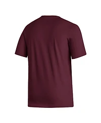 Men's adidas Maroon Arizona State Sun Devils Locker Lines Baseball Fresh T-shirt