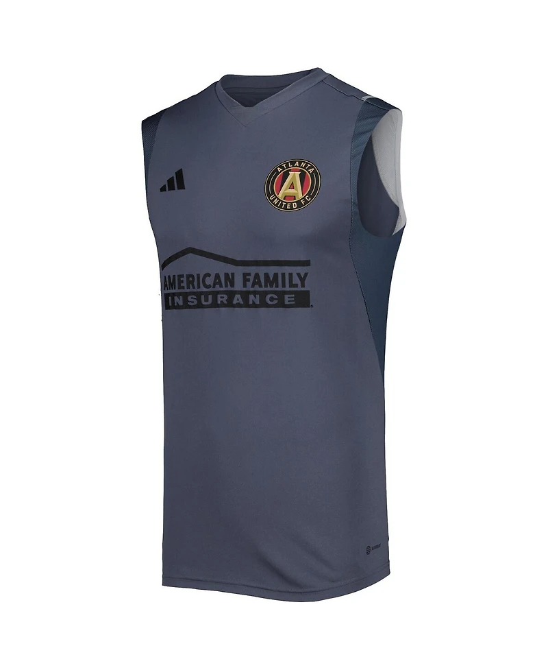 Men's adidas Gray Atlanta United Fc 2023 On-Field Sleeveless Training Jersey