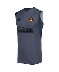 Men's adidas Gray Atlanta United Fc 2023 On-Field Sleeveless Training Jersey