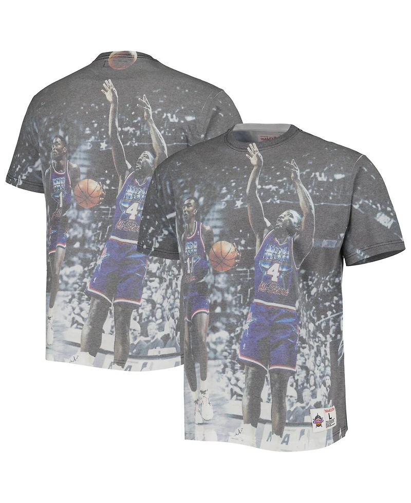 Men's Mitchell & Ness Detroit Pistons Above the Rim Graphic T-shirt