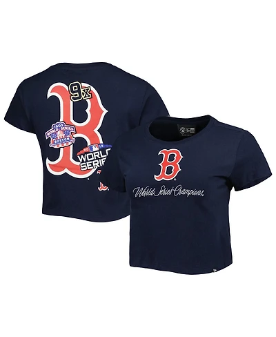 Women's New Era Blue Boston Red Sox Historic Champs T-shirt