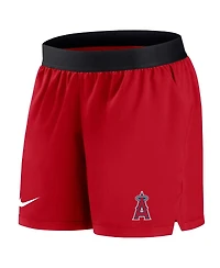 Women's Nike Red Los Angeles Angels Authentic Collection Team Performance Shorts