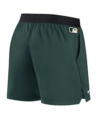 Women's Nike Green Oakland Athletics Authentic Collection Team Performance Shorts
