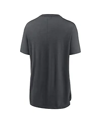 Women's Nike Heather Charcoal Houston Astros Authentic Collection Early Work Tri-Blend T-shirt