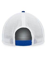 Men's Majestic Royal, White Los Angeles Dodgers Foam Trucker Snapback Hat