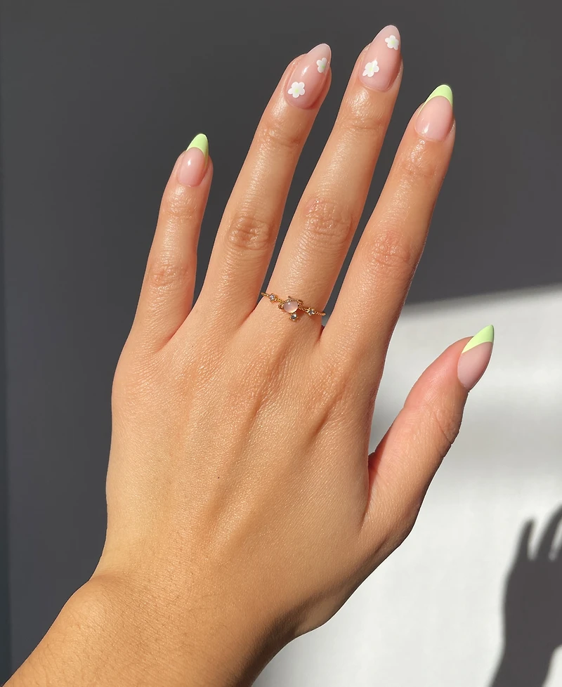 Girls Crew Pink Faux Cubic Zirconia Celestial I Need Space Ring