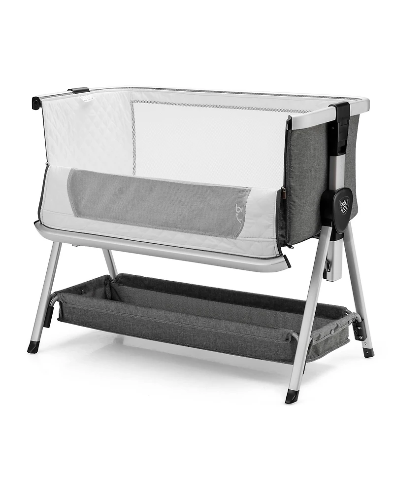 Costway Baby Bed Side Crib Portable Adjustable Travel Sleeper Bassinet