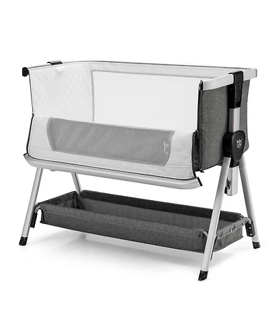 Costway Baby Bed Side Crib Portable Adjustable Travel Sleeper Bassinet